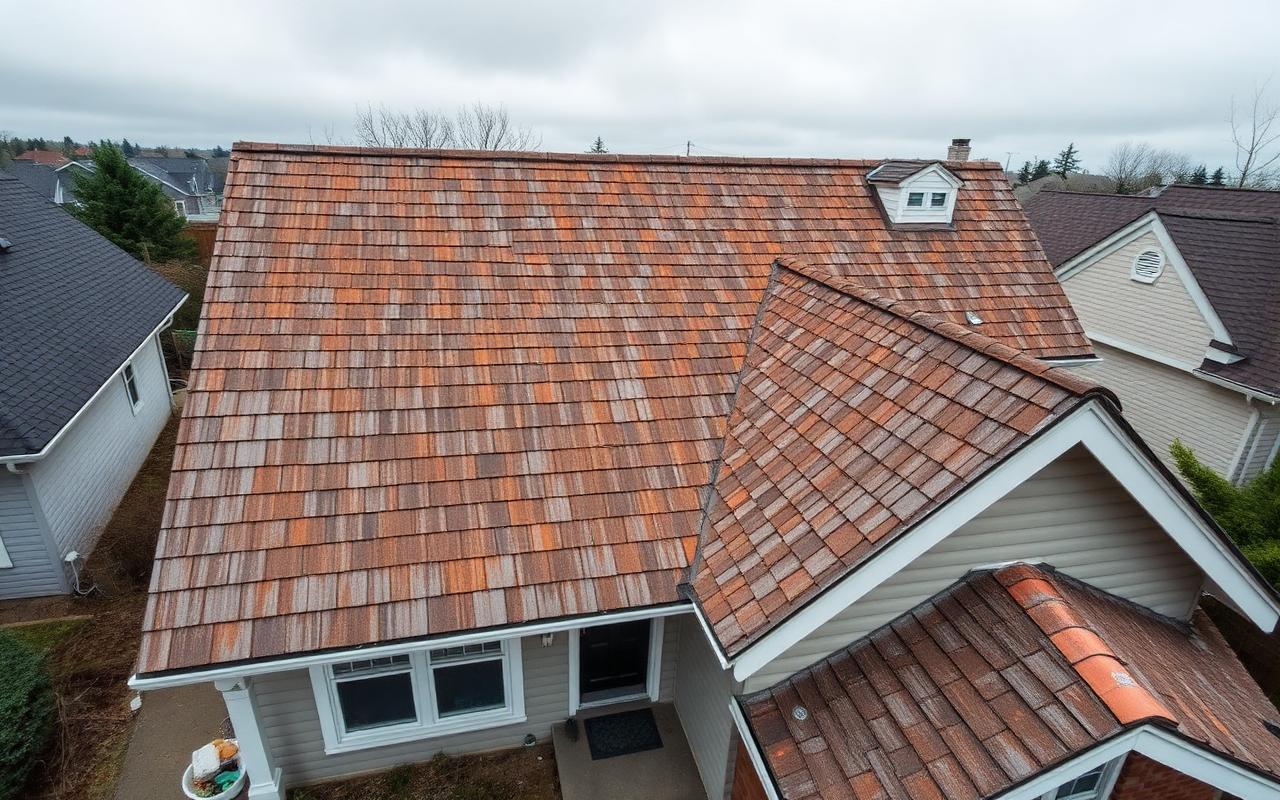 Standing Seam Metal Roof roof — before