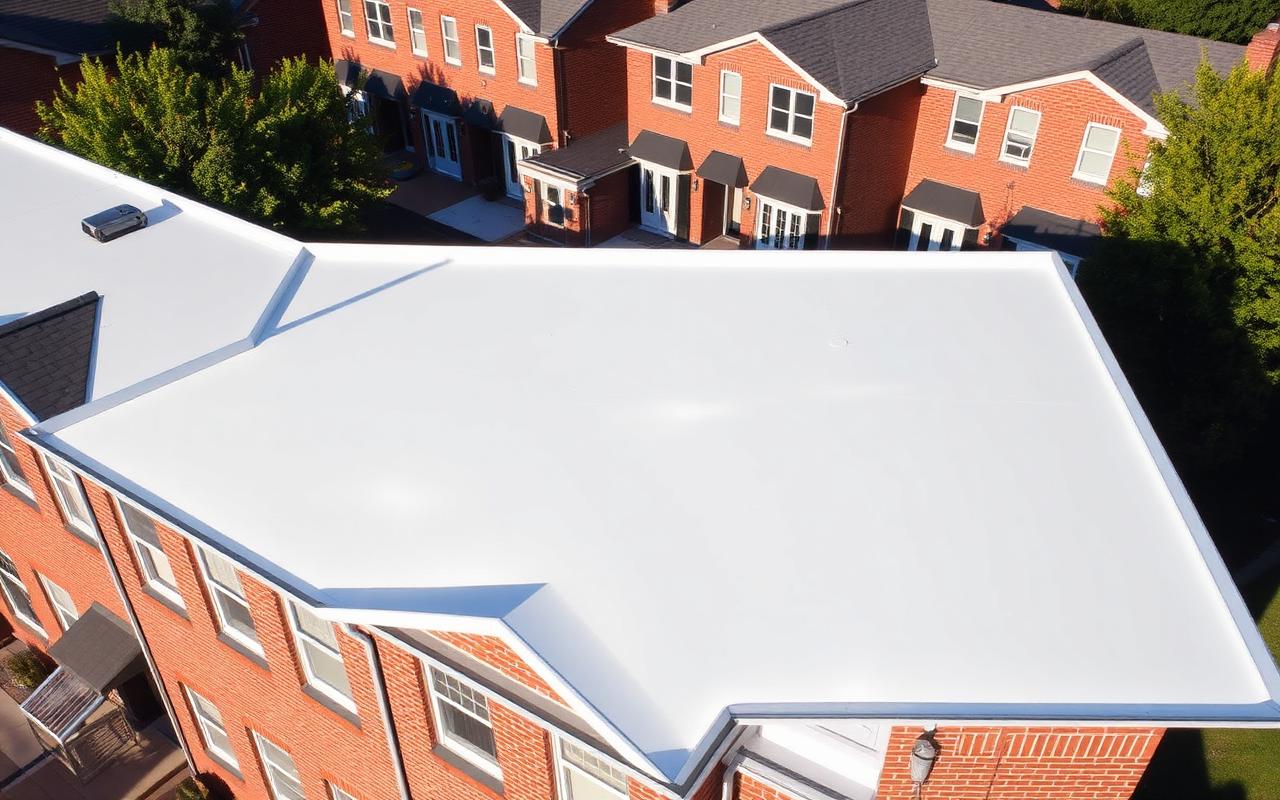 Low-Slope Membrane Roof roof — after